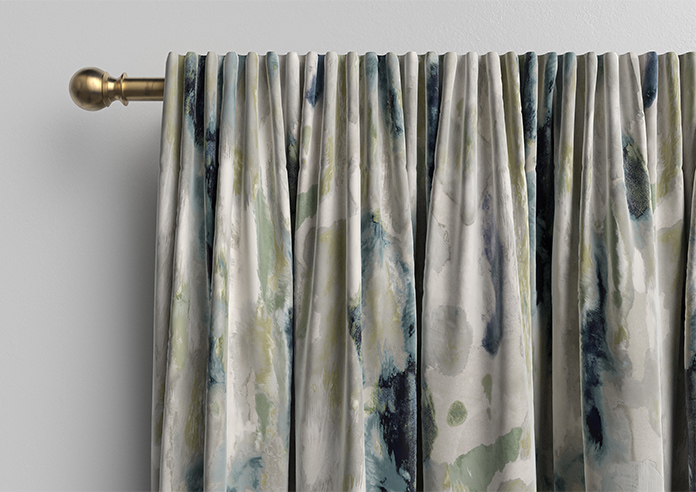 Interstellar, Teal - Made to Measure Curtains - Image 10